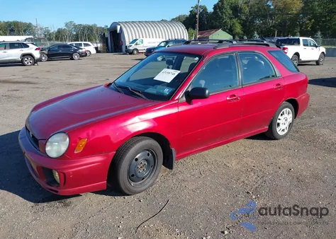 2002 Subaru Impreza 2.5Ts z USA, uszkodzony, nr VIN JF1GG65562H804802